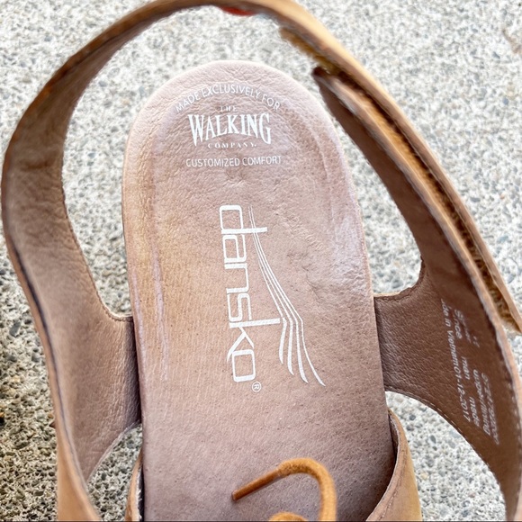 Dansko Janet Neutral Milled Nubuck - Camel Sz 41 - Picture 5 of 9